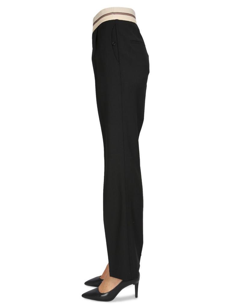 商品Helmut Lang|Helmut Lang Women's  Black Other Materials Pants,价格¥3198-¥3393,第5张图片详细描述