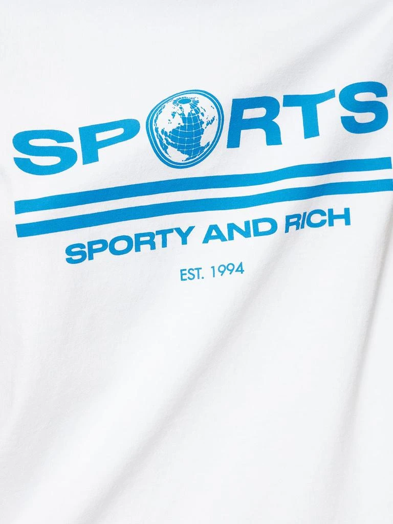 商品Sporty & Rich|Sports Cotton T-shirt,价格¥447,第3张图片详细描述