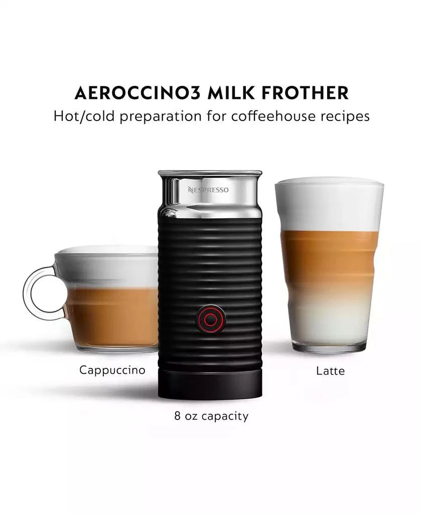 Vertuo Plus Deluxe Coffee and Espresso Machine by De'Longhi, Titan with Aeroccino Milk Frother 商品