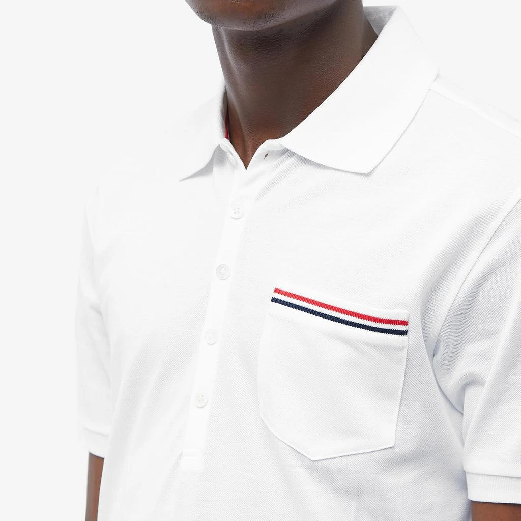 商品Thom Browne|Thom Browne Mercerised Pique Pocket Polo,价格¥2929,第5张图片详细描述