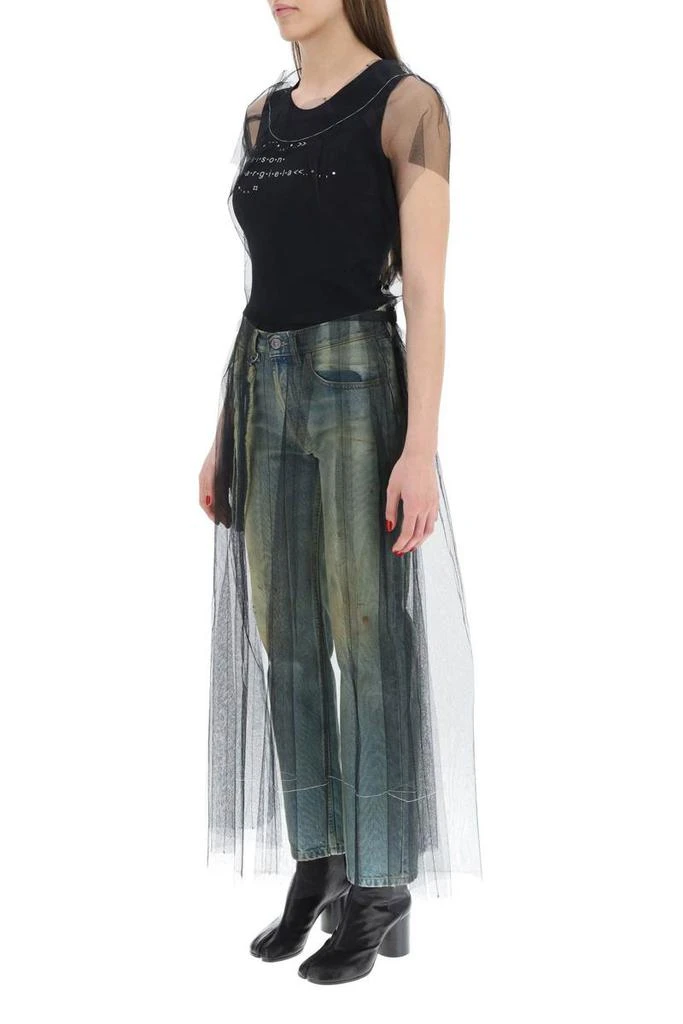 商品MAISON MARGIELA|Maison margiela long tulle dress,价格¥4236,第4张图片详细描述