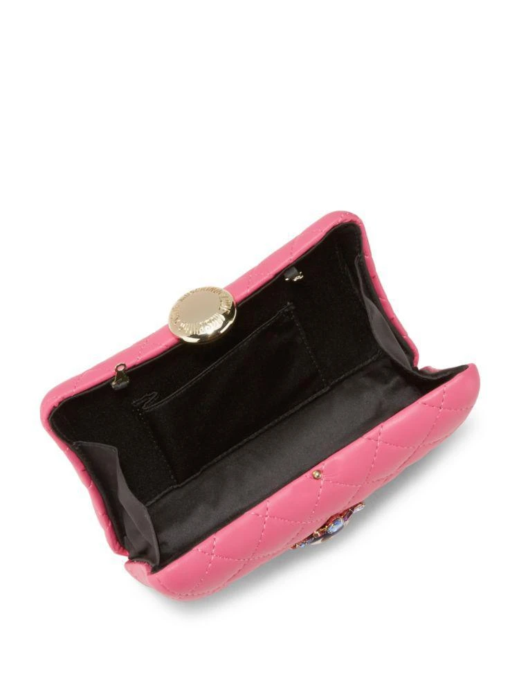 商品Moschino|Logo Quilted Convertible Clutch,价格¥1022,第2张图片详细描述