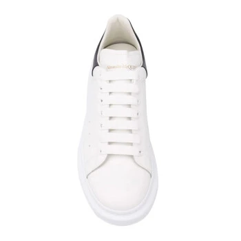商品[国内直发] Alexander McQueen|ALEXANDER MCQUEEN 亚历山大·麦昆 男士系带小白鞋阔型休闲运动鞋 白色/黑色 553680 WHGP5 9061,价格¥3303,第4张图片详细描述