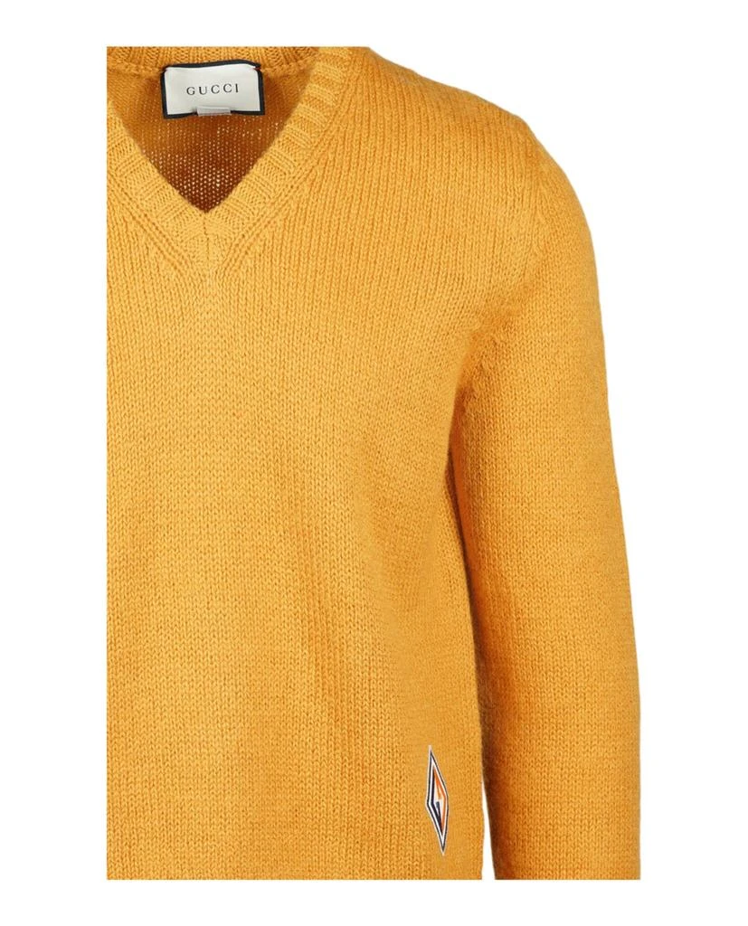 商品Gucci|V-Neck Patch Sweater,价格¥1954,第3张图片详细描述