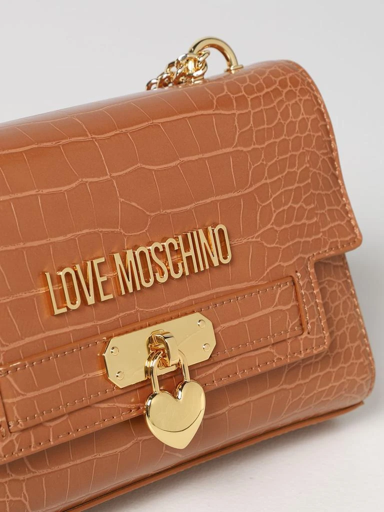 商品Love Moschino|Love Moschino bag in synthetic leather with crocodile print,价格¥1362,第3张图片详细描述