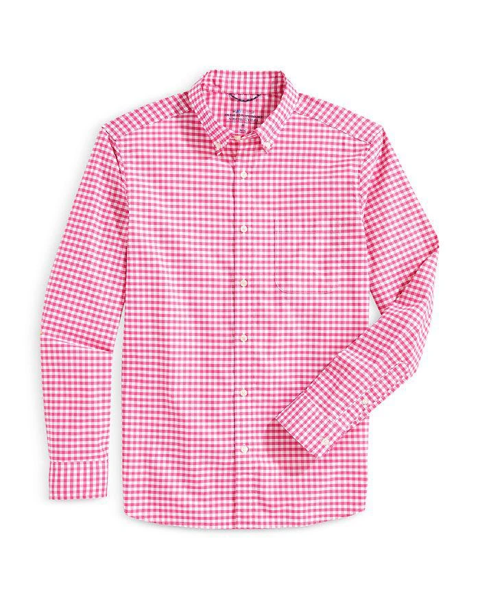 商品Vineyard Vines|Gingham On-The-Go brrr° Classic Fit Shirt,价格¥286,第1张图片