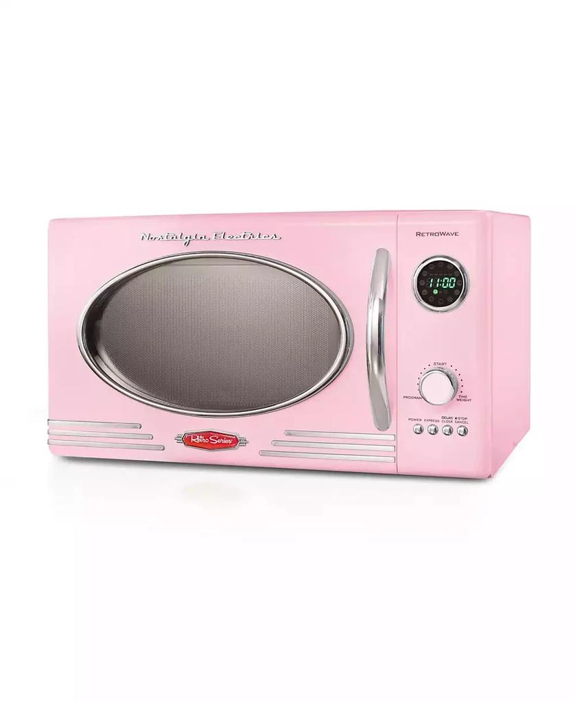 商品Nostalgia|Retro 0.9 Cubic Feet Microwave,价格¥1212,第1张图片