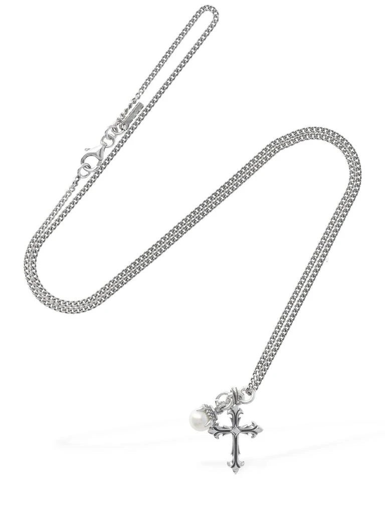 商品Emanuele Bicocchi|Pearl & Cross Charm Necklace,价格¥2174,第2张图片详细描述