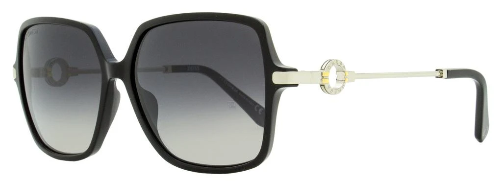 商品Omega|Omega Women's Square Sunglasses OM0033 01C Black/Rhodium  59mm,价格¥1171,第1张图片