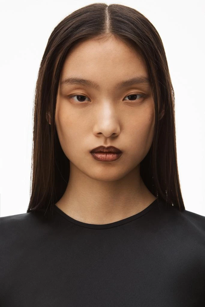 商品Alexander Wang|KEYHOLE BACK DRESS IN SILK CHARMEUSE,价格¥3727,第5张图片详细描述