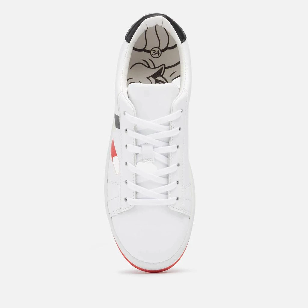 商品Kenzo|KENZO Girls' Sneakers - White / Red,价格¥388,第3张图片详细描述