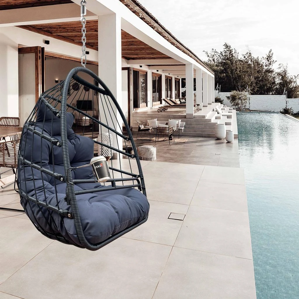 商品Simplie Fun|Swing Hammock Egg Basket Chairs,价格¥2182,第4张图片详细描述