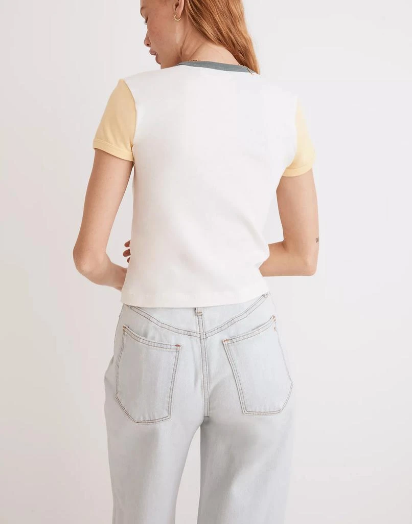 商品Madewell|Rivet & Thread Baby Tee in Colorblock,价格¥160,第3张图片详细描述