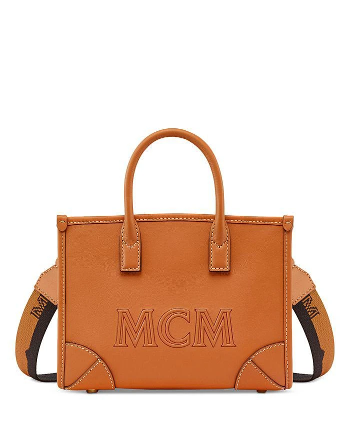 商��品MCM|Mini München Tote in Spanish Calf Leather,价格¥6891,第1张图片详细描述