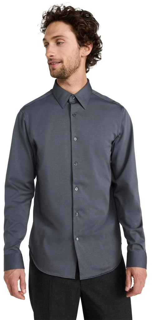 商品Theory|Theory Sylvain Structure Knit Dress Shirt,价格¥1219,第1张图片