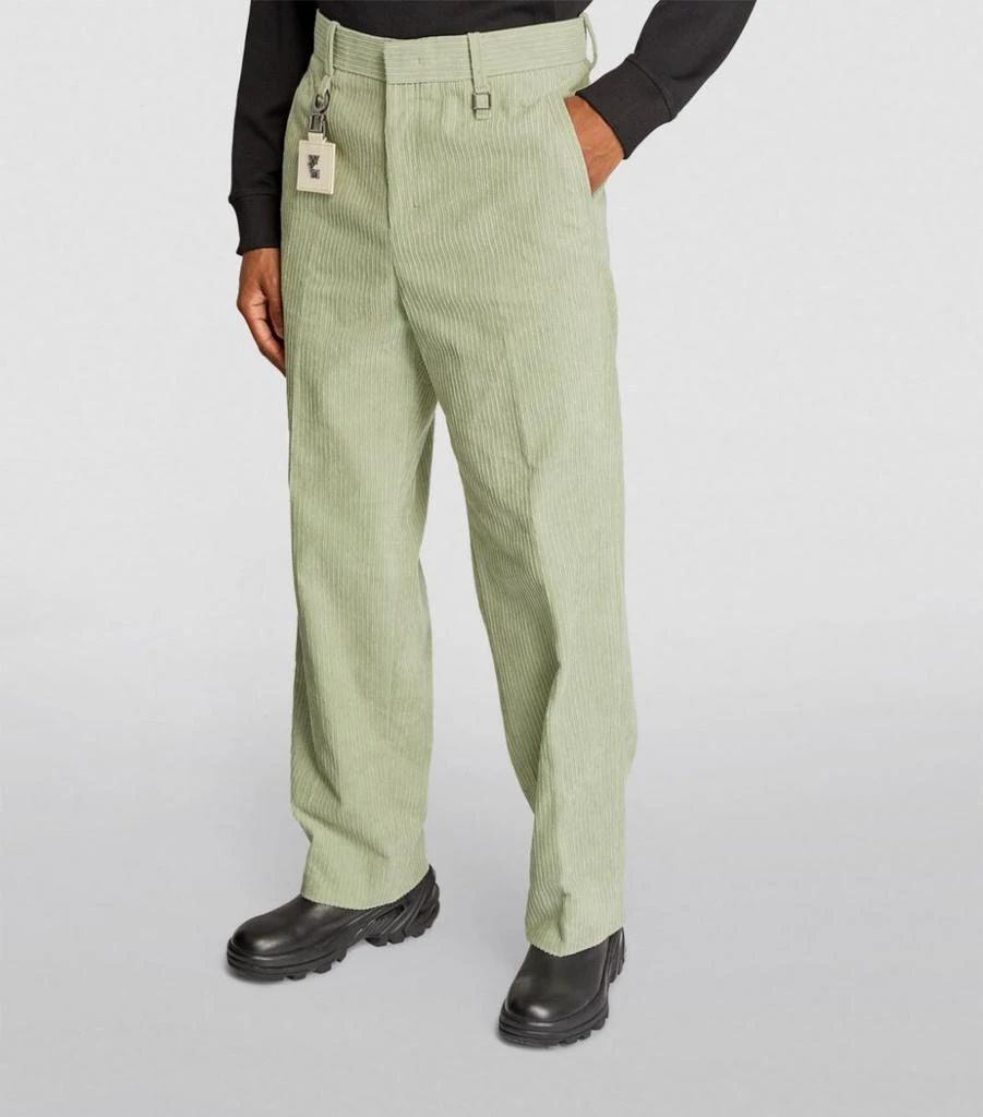 商品Wooyoungmi|Corduroy Wide-Leg Carpenter Trousers,价格¥2472,第3张图片详细描述