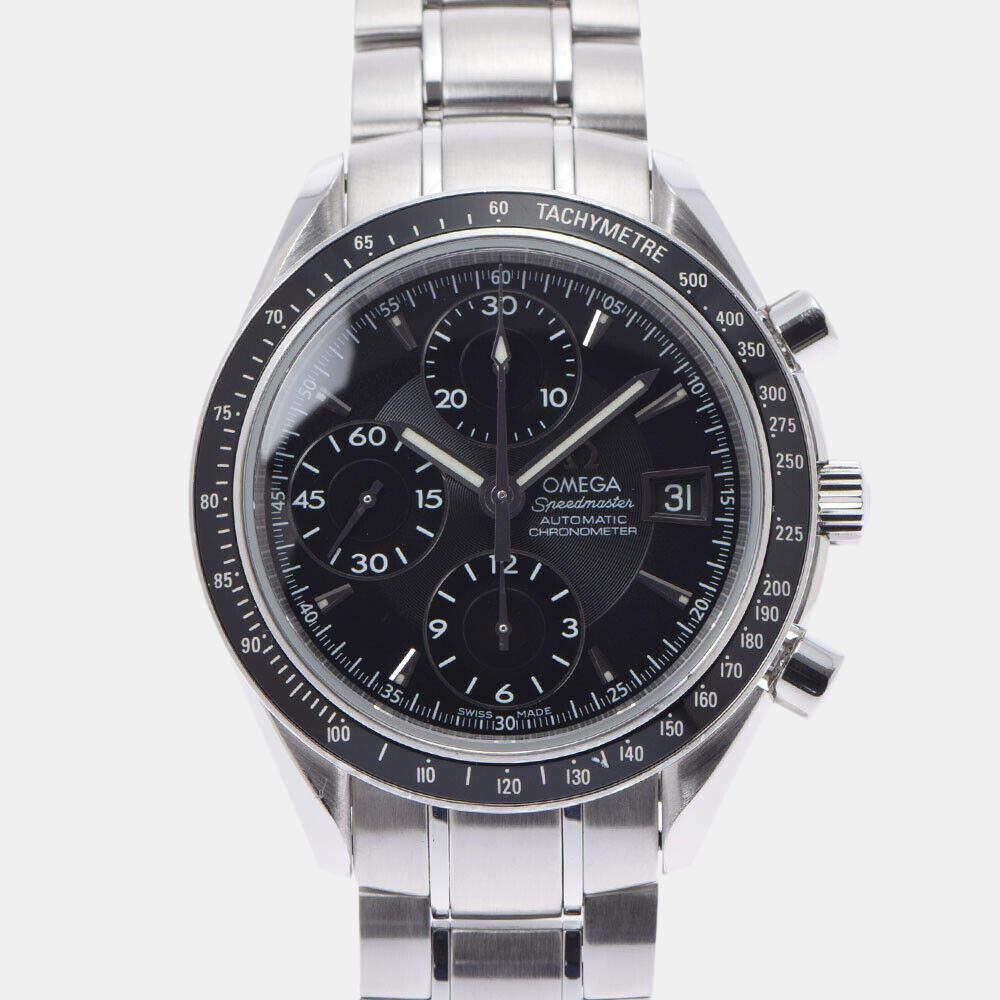 Omega Black Stainless Steel Speedmaster 3210.50 Automatic Men's Wristwatch 40 mm商品第1张图片规格展示