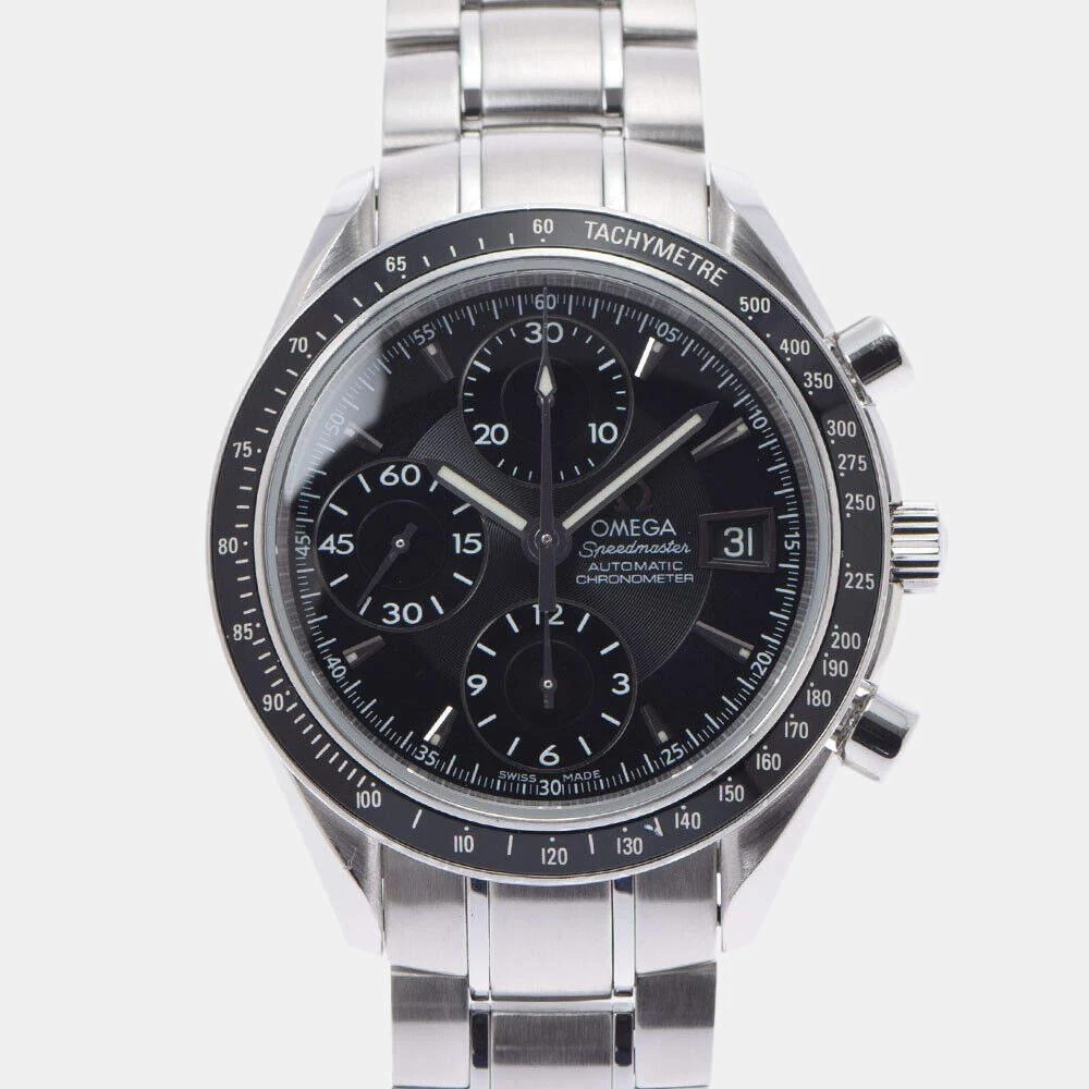 商品[二手商品] Omega|Omega Black Stainless Steel Speedmaster 3210.50 Automatic Men's Wristwatch 40 mm,价格¥18674,第1张图片