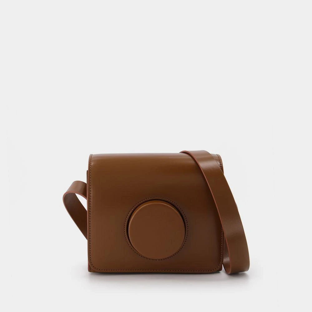 商品Lemaire|Sac Camera in Brown Leather,价格¥8539,第1张图片