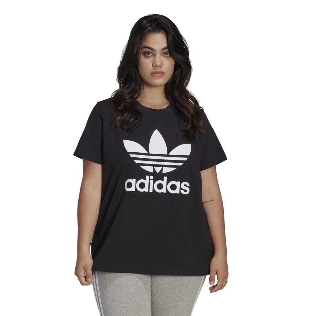 商品Adidas|Plus Size Trefoil Tee,价格¥194,第1张图片