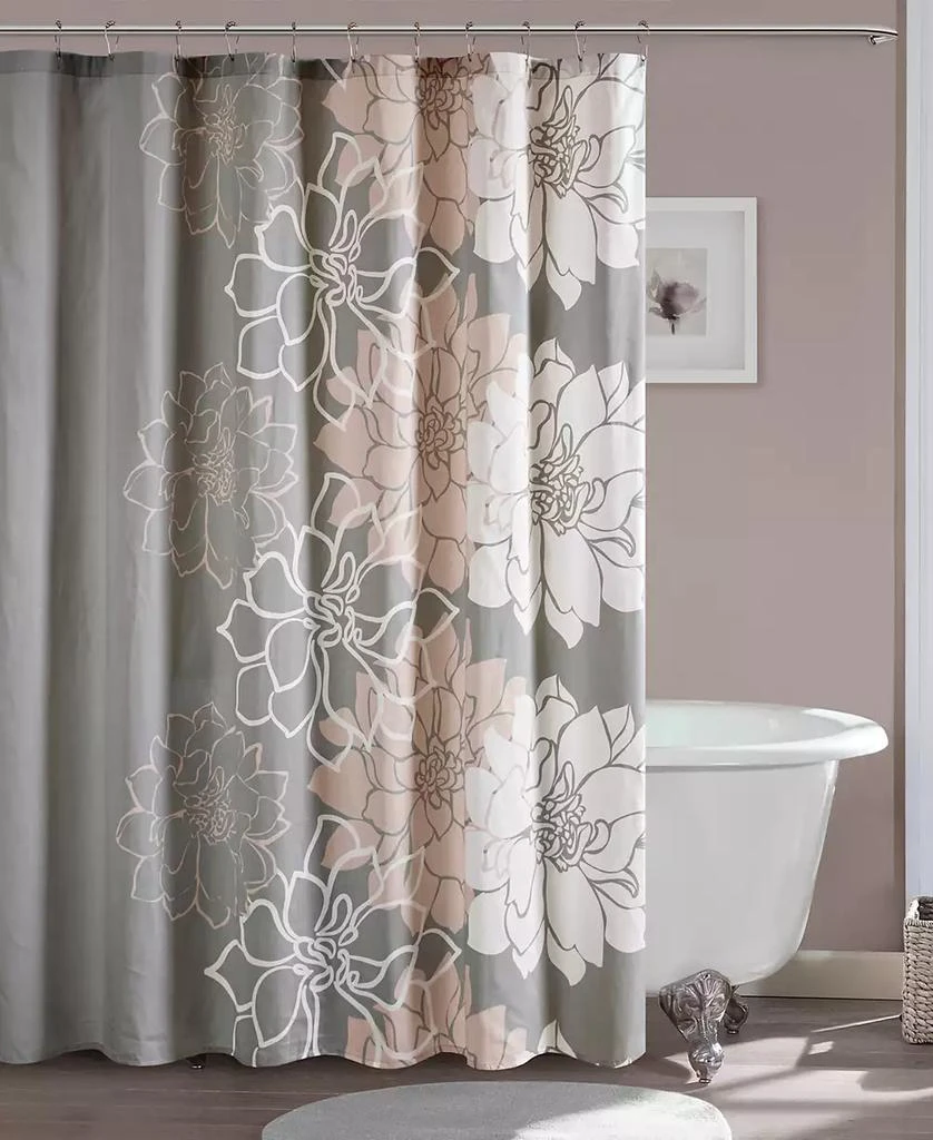 商品Madison Park|Lola Floral Cotton Shower Curtain, 72" x  72",价格¥415,第1张图片