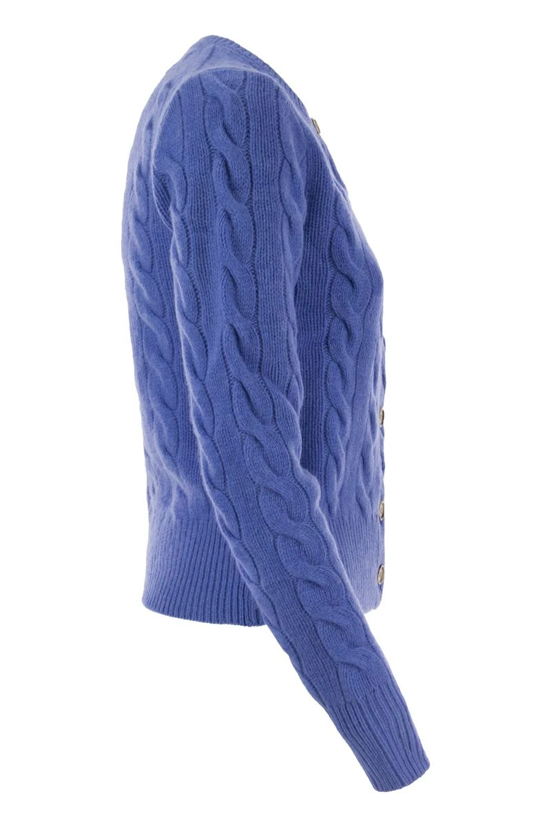 商品Ralph Lauren|Ralph Lauren 女士针织毛衣 211910443004 浅蓝色,价格¥1508,第4张图片详细描述