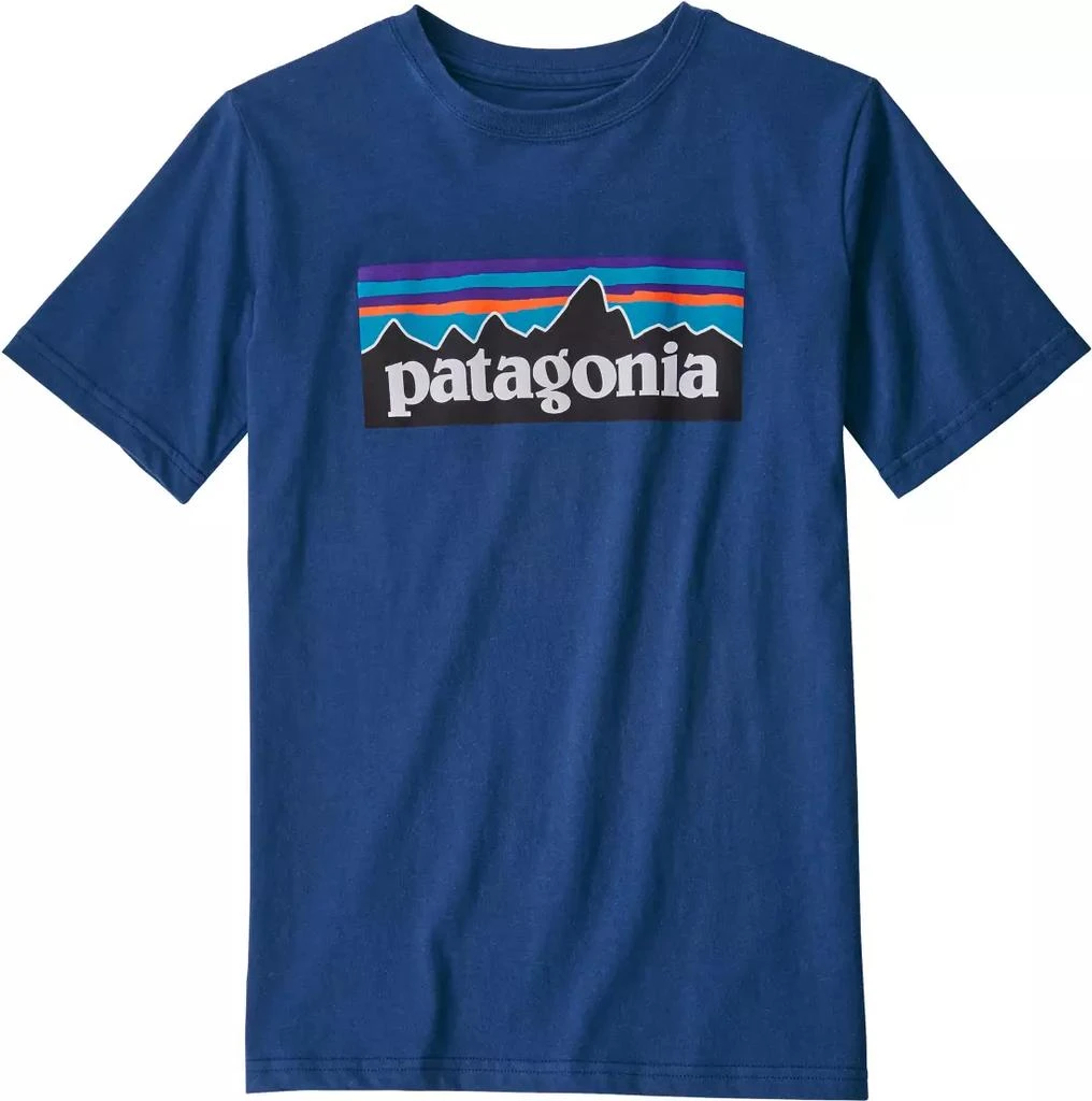 商品Patagonia|Patagonia Boys' P-6 Logo Organic T-Shirt,价格¥84,第1张图片