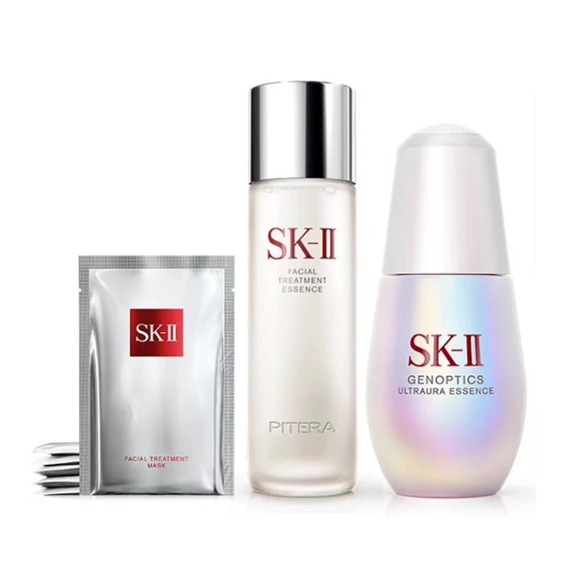 商品SK-II|SK2 甄选三件套神仙水250ml小灯泡50ml前男友面膜10片 保湿舒缓美白修护,价格¥2562,第1张图片