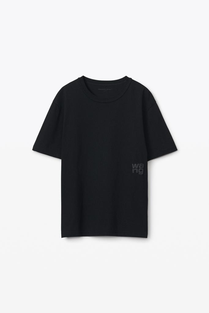 商品Alexander Wang|PUFF LOGO TEE IN COTTON JERSEY,价格¥631,第5张图片详细描述