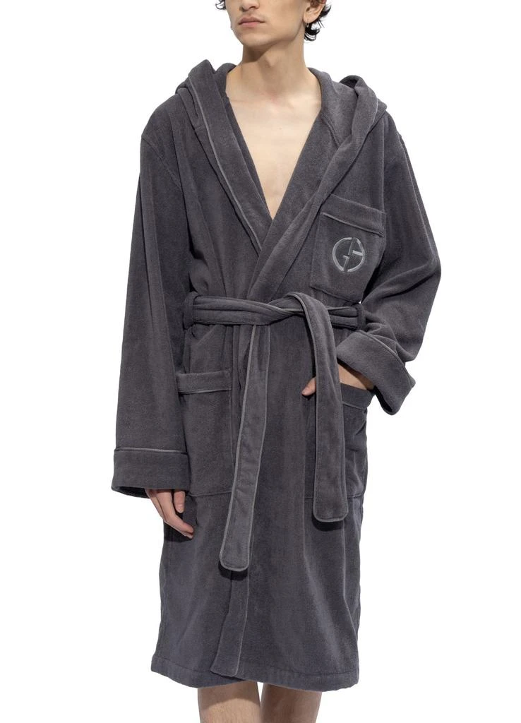 商品Giorgio Armani|Hooded bathrobe,价格¥3863,第2张图片详细描述