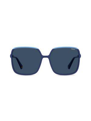 商品Polaroid|59MM Square Sunglasses,价格¥298,第1张图片