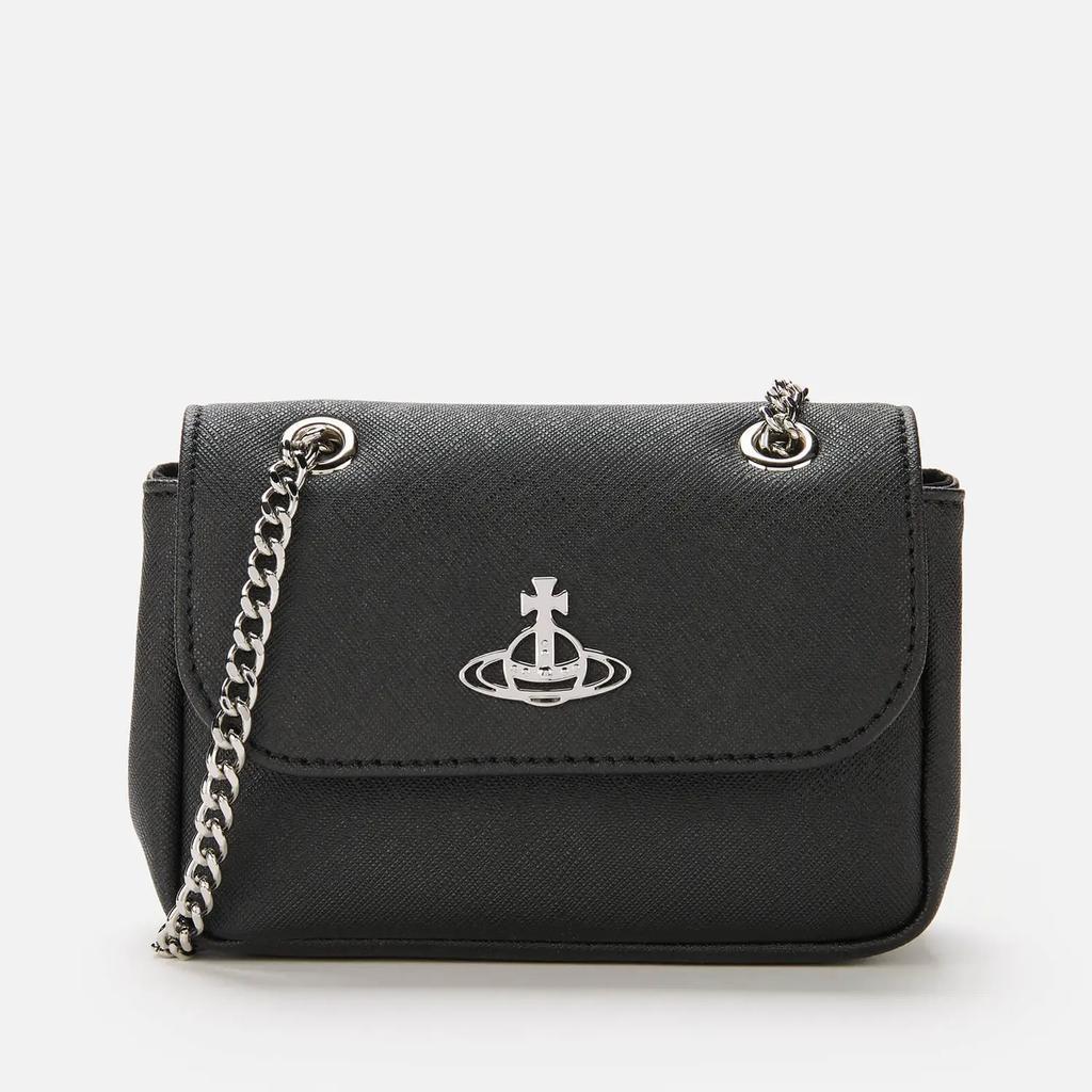商品Vivienne Westwood|女式 德比小号钱包带链 小羊皮斜挎包,价格¥1402,第1张图片