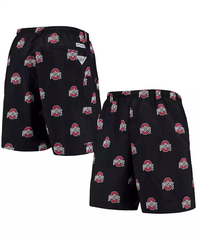 商品Columbia|Men's Black Ohio State Buckeyes Backcast II 8" Omni-Shade Hybrid Shorts,价格¥274,第4张图片详细描述