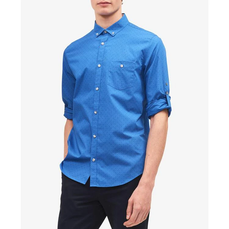 商品Calvin Klein|Men's Dot-Print Shirt,价格¥141,第1张图片