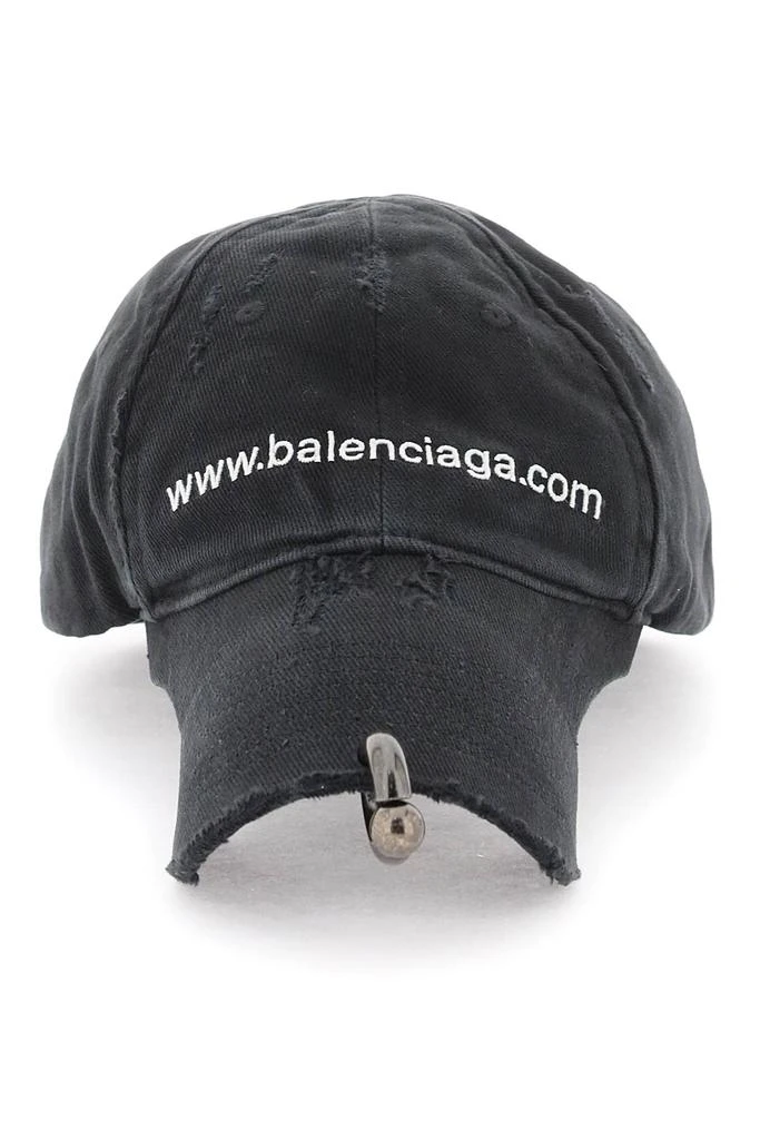 商品Balenciaga|Balenciaga front piercing bal.com baseball cap,价格¥2311,第1张图片