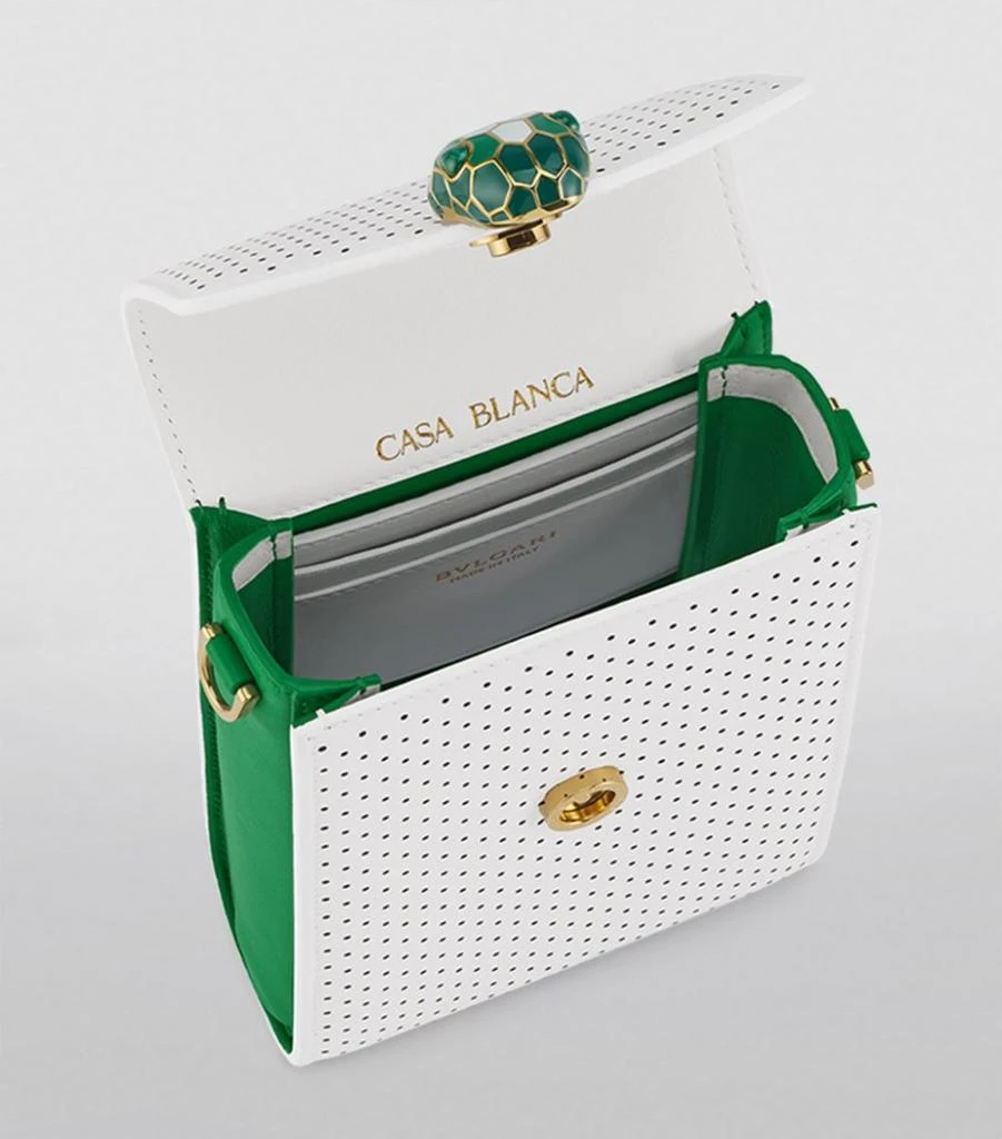 商品BVLGARI|x Casablanca Leather Phone Pouch,价格¥10249,第2张图片详细描述