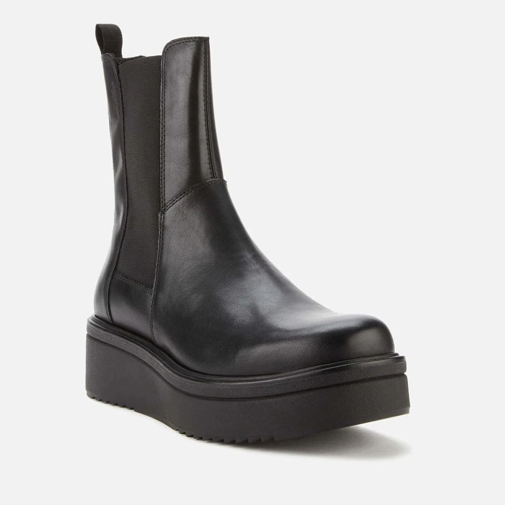 商品Vagabond|Vagabond Women's Tara Leather Chunky Chelsea Boots - Black,价格¥1406,第4张图片详细描述