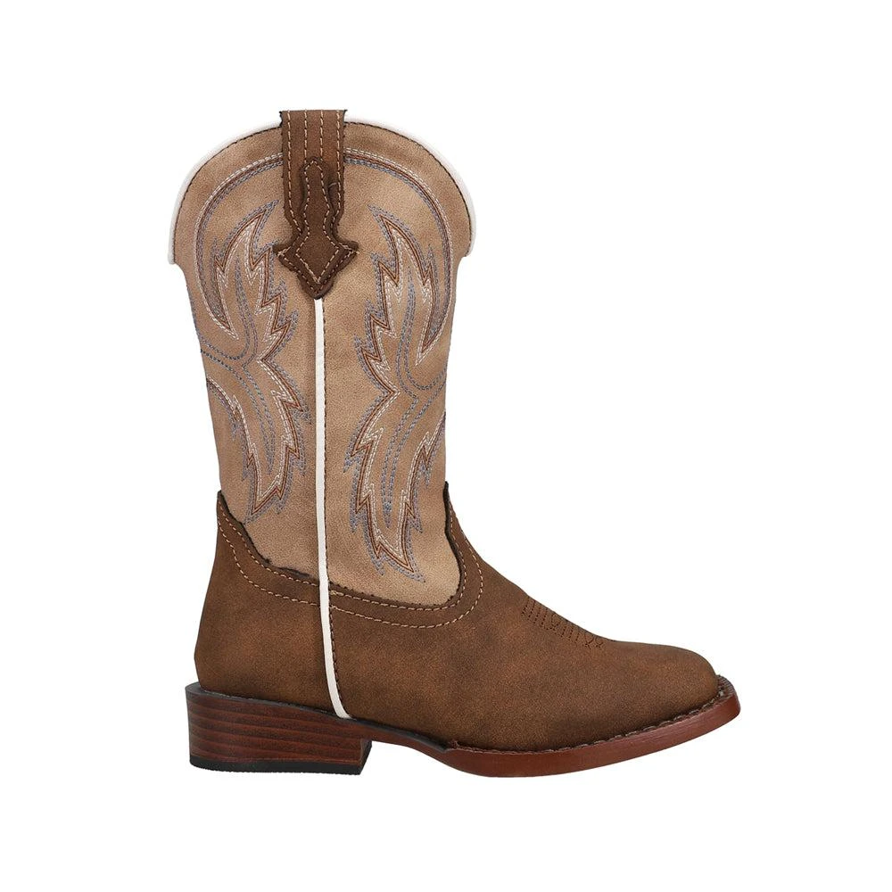 商品Roper|Eastwood Square Toe Cowboy Boots (Little Kid),价格¥457,第1张图片