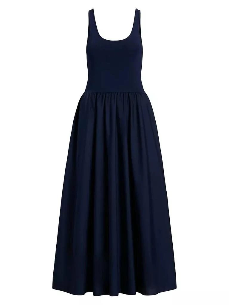 商品Ralph Lauren|Scoopneck Flared Midi-Dress,价格¥2967,第1张图片