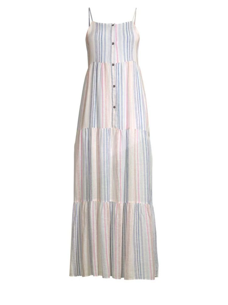 商品Splendid|Arco Iris Stripe Long Sundress,价格¥1491,第3张图片详细描述