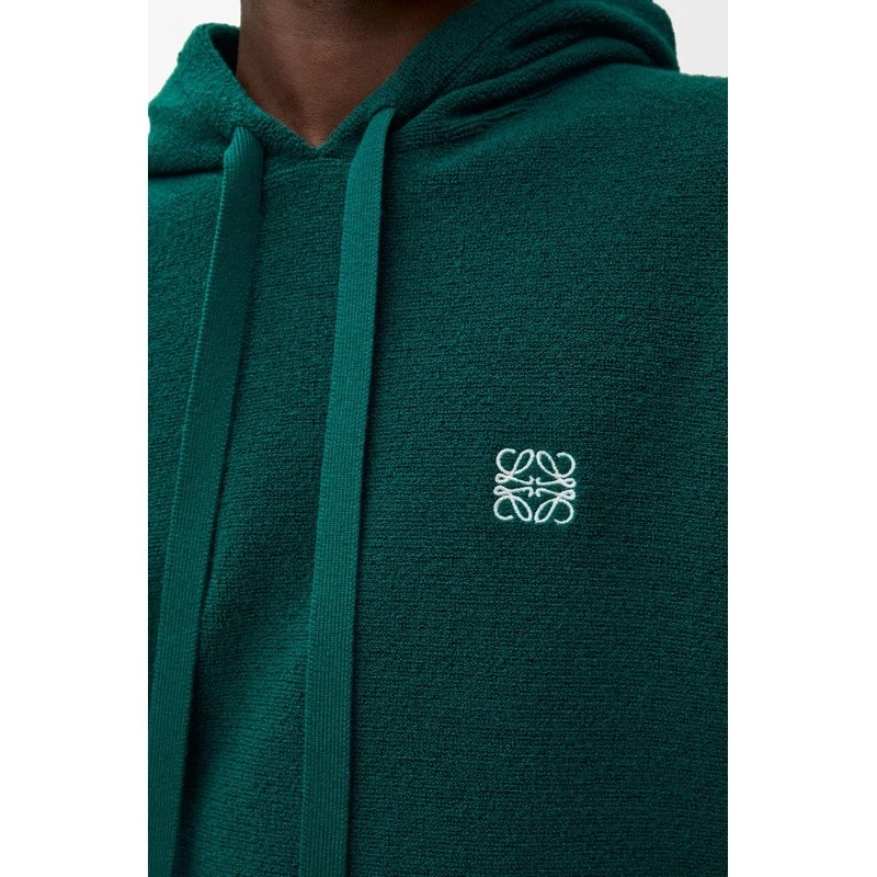 【预售3-5天】LOEWE/罗意威 男士深绿色羊毛卫衣 商品