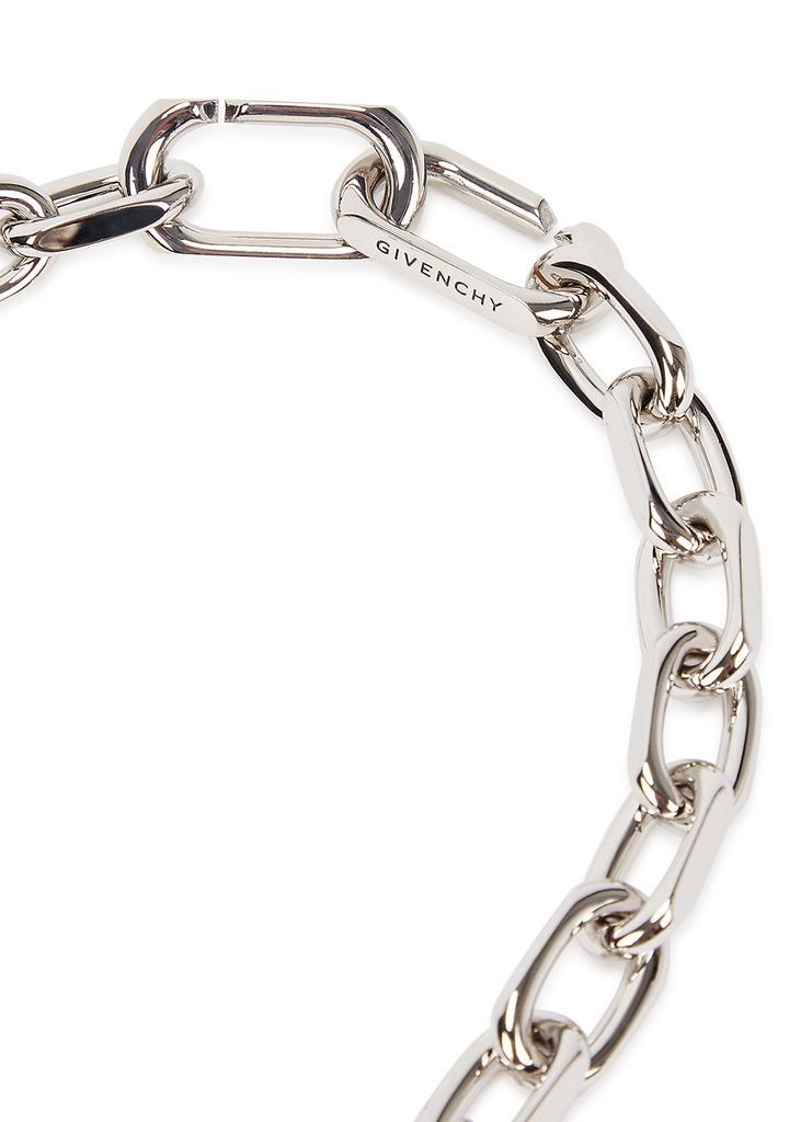 商品Givenchy|Lock silver-tone chain necklace,价格¥6354,第6张图片详细描述