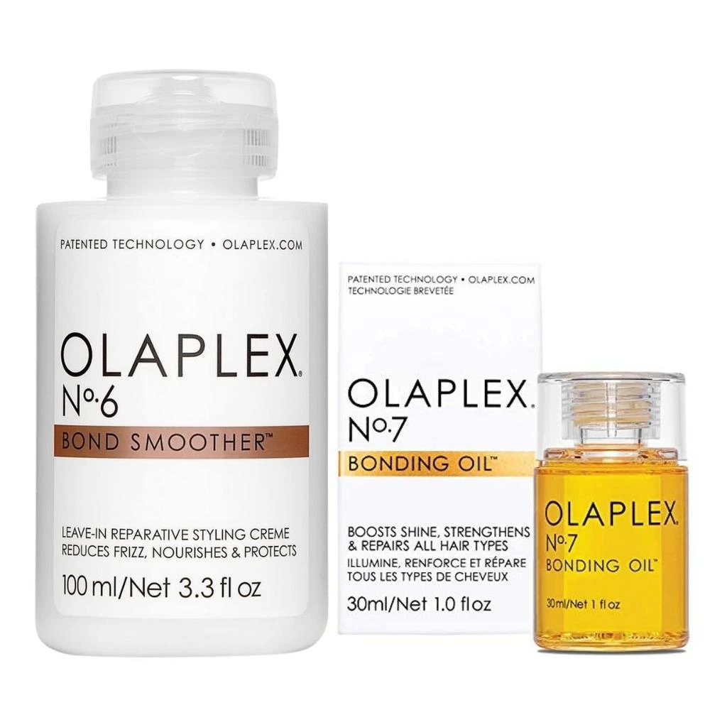 商品Olaplex|Olaplex 6号免洗护发修护乳100ml+7号230°C高温修护精油 30ml,价格¥569,第1张图片