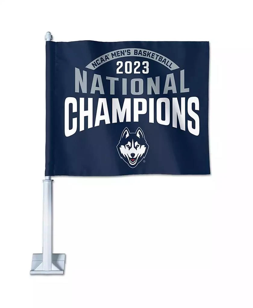 商品Wincraft|UConn Huskies 2023 NCAA Men's Basketball National Champions 11'' x 14'' Car Flag,价格¥162,第1张图片