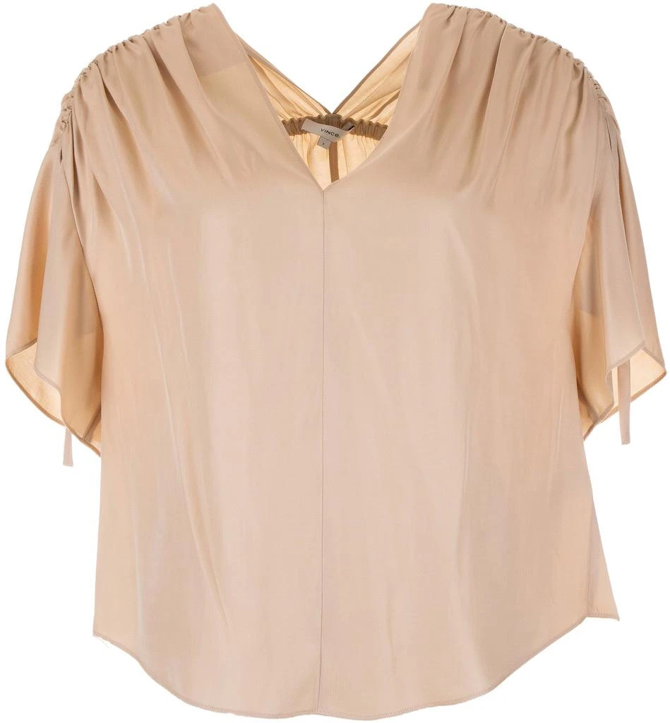 商品Vince|Vince Blouse Sand V8215-12608,价格¥1905,第1张图片