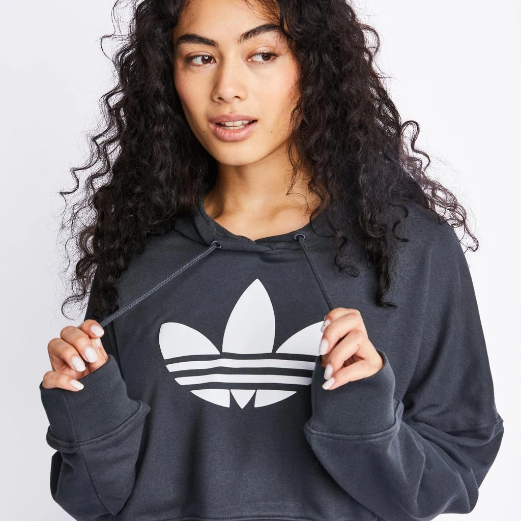 商品Adidas|adidas Originals Aerobic Over The Head Hoody - Women Hoodies,价格¥478,第4张图片详细描述
