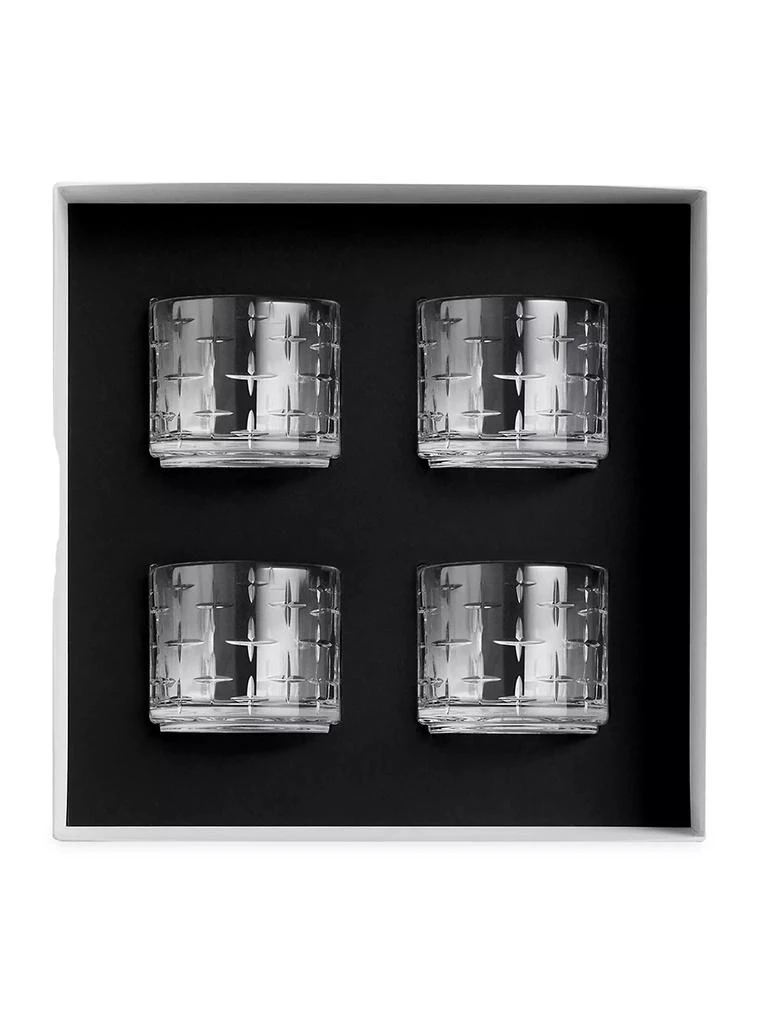 商品Degrenne Paris|Newport Twist 4-Piece Whisky Glass Set,价格¥1387,第3张图片详细描述