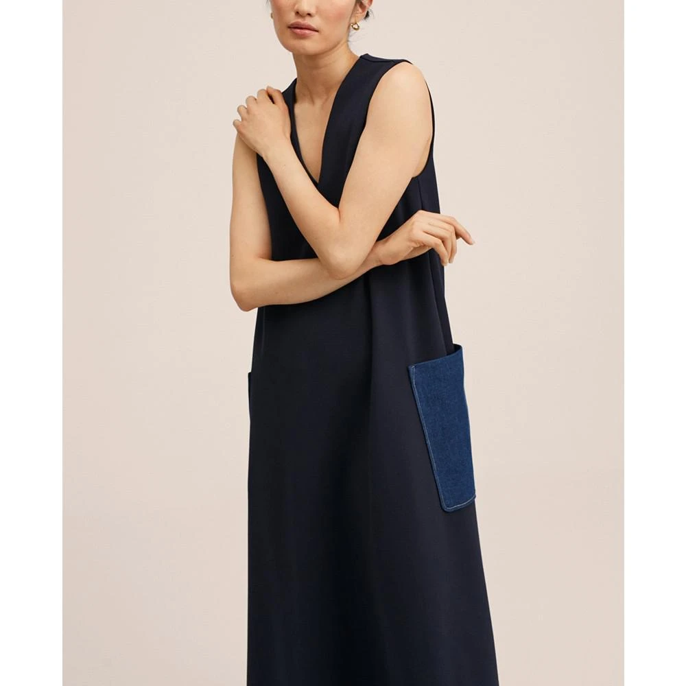 商品Mango|Women's Pocket Oversize Dress,价格¥445,第2张图片详细描述