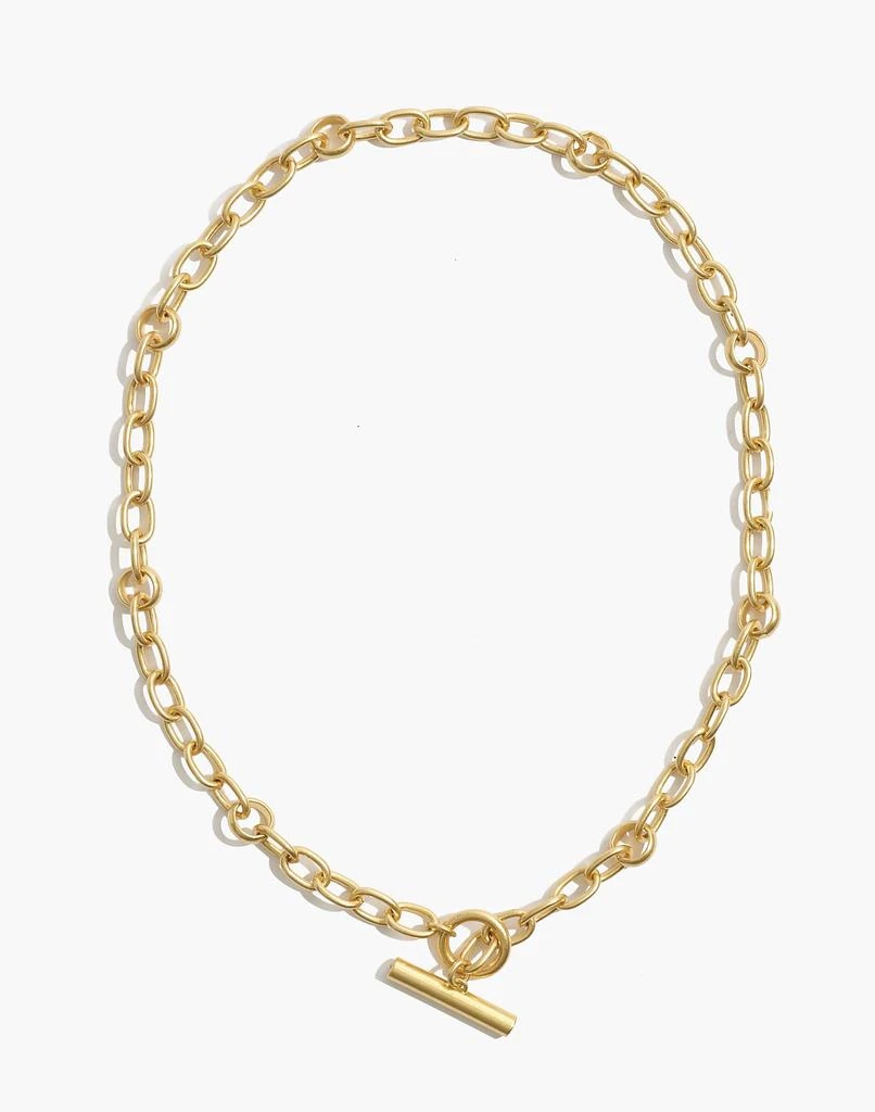 商品Madewell|Toggle Chain Necklace,价格¥172,第2张图片详细描述