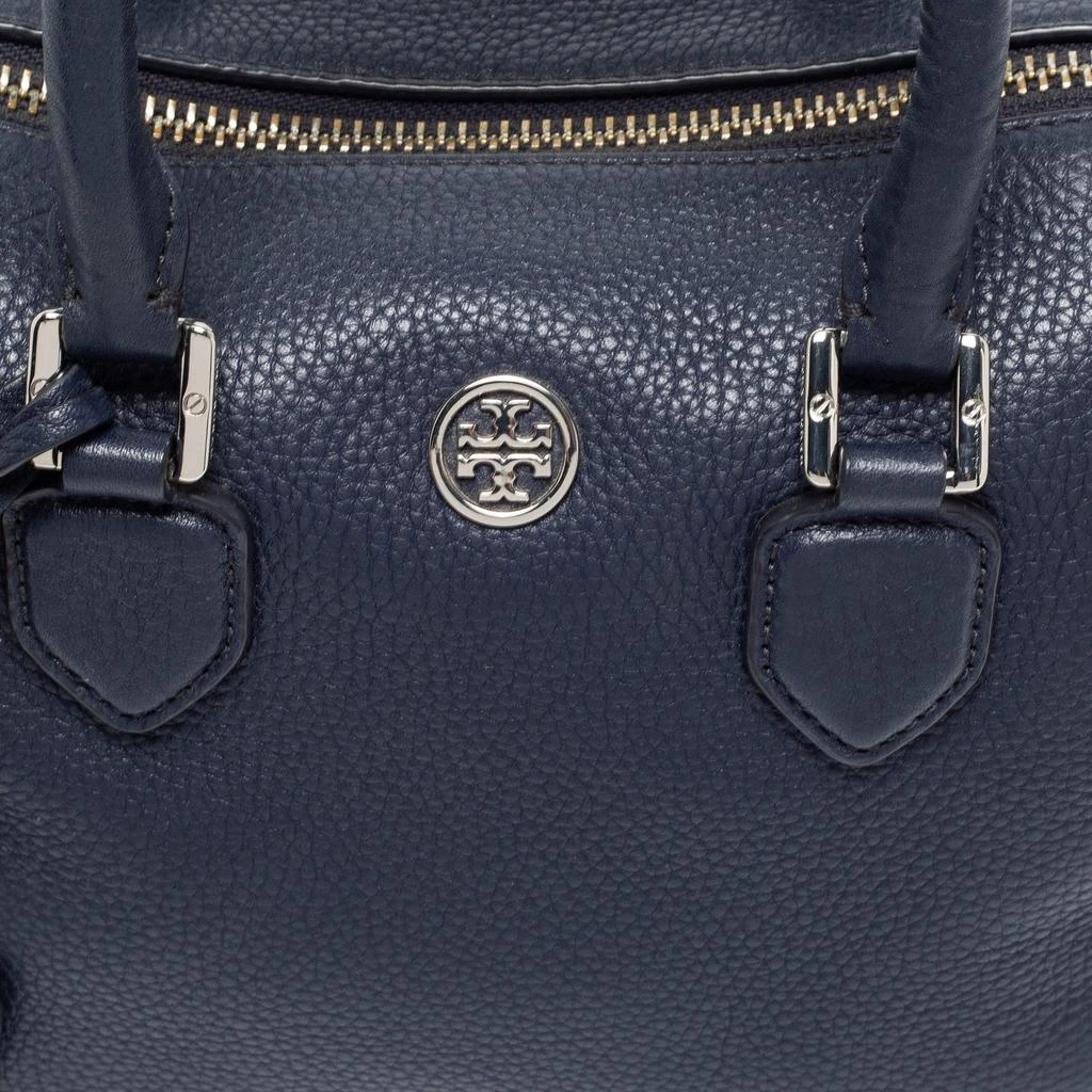 商品[二手商品] Tory Burch|Tory Burch Navy Blue Pebbled Leather Mini Robinson Middy Satchel,价格¥1371,第5张图片详细描述